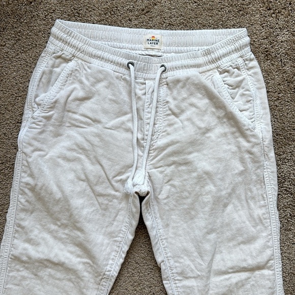 Marine Layer Cotton Gauzy Saturday Beach Pant in Sand - Picture 6 of 12